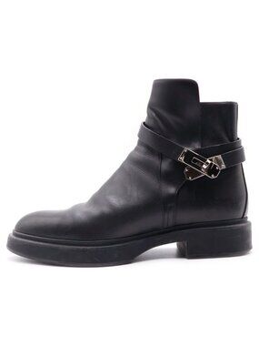 Hermes | Shoes | Hermes Leather Black 425 Side Gore Boots  display picture 1